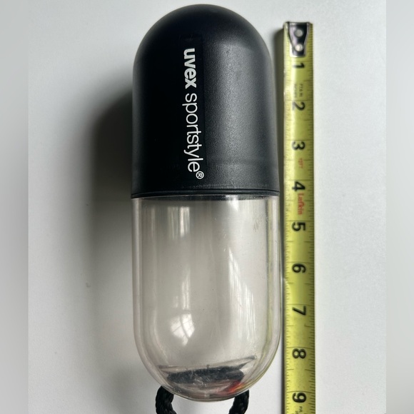 Uvex Sportstyle Waterproof Floating Black and Clear Capsule Case, Glasses, Keys - Picture 4 of 4